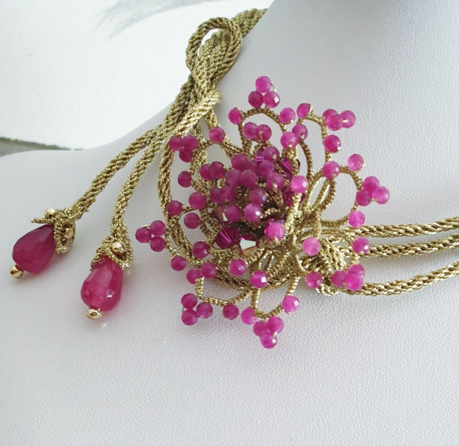 Choker "Peonie"